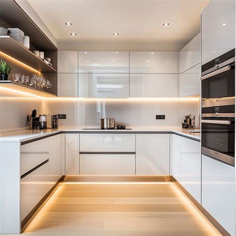 White Kitchen with Oak Cabinets: The Perfect Blend
