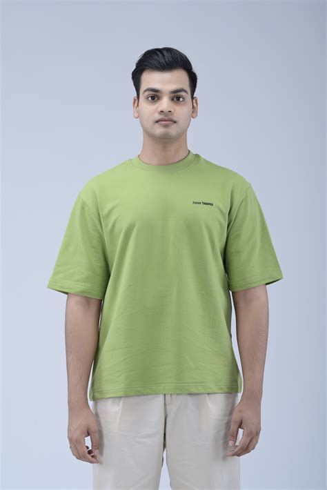 Leaf Green Oversized T-shirt – Asian Trooper