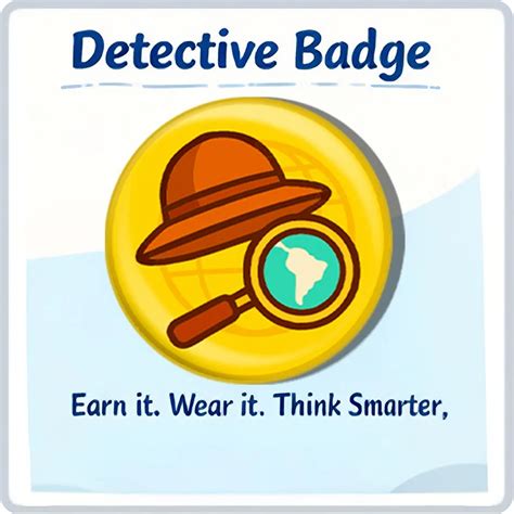 Detective Badge – MindYourLogic