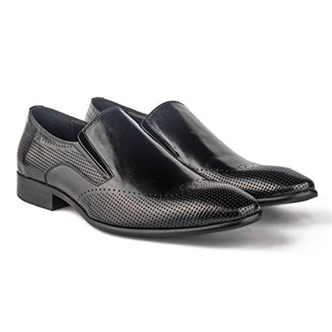 Buy Shoemaker Men's Gloss-Finish Slip-Ons, Formal Shoes for Men Black ...