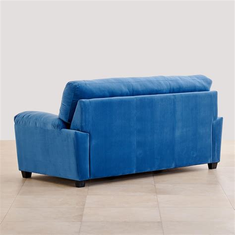 Buy Mojo Velvet 3+2 Seater Sofa Set - Blue from Home Centre at just INR ...