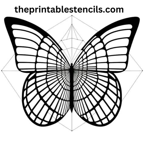 60+ Free Printable Butterfly Stencils, Silhouettes and Templates