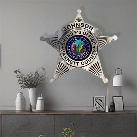 Harnett County Sheriffs Office Badge – Premier Metal Art