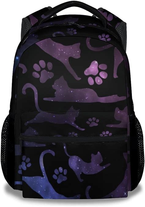 Amazon.com | Cat Backpack for Girls Boys, 16" Cat Theme Bookbag with ...