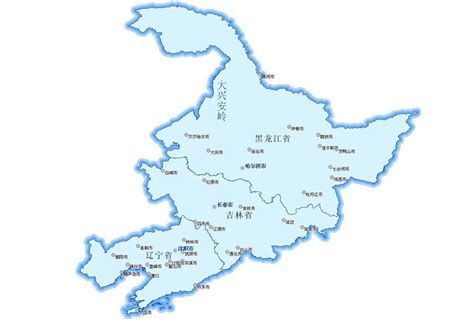 东北三省地图东北三省地图全图高清版大图