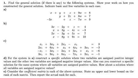 Image result for General Solution Example