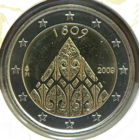 Finland 2 Euro Coin - 200th Anniversary of the Autonomy - Diet of Porvoo 2009 - euro-coins.tv ...