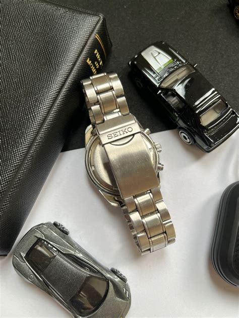 Seiko Chronograph 100m Black Dial (Pre Owned) – Watchtopia