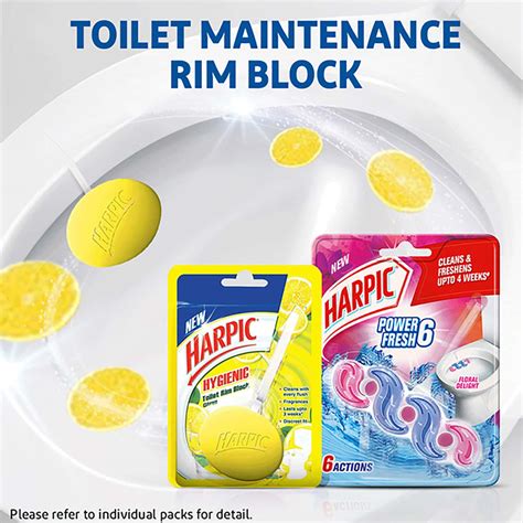 Buy HARPIC HYGIENIC CITRUS TOILET BLOCK PACKET OF 26 G Online & Get ...