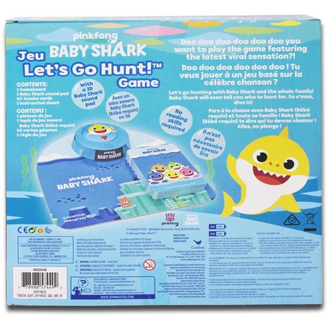 Buy Pinkfong Baby Shark Let's Go Hunt Card Game Plays Baby Shark Song ...
