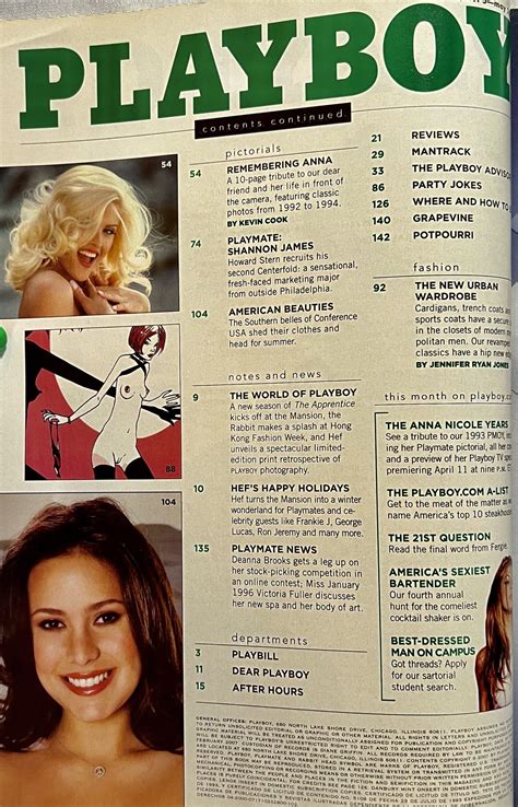 Playboy May 2007 A Tribute to Anna Nicole Smith *Anna Nicole The ...