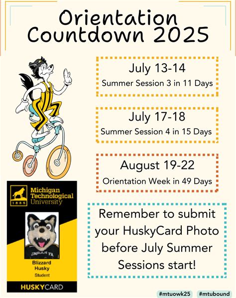 Michigan Tech Orientation | Good Morning! As we approach our Fall ...