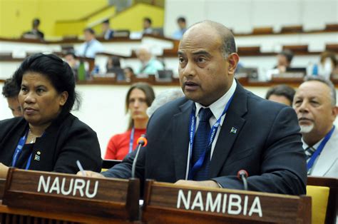 David Adeang, President of Nauru - ISA-29 Assembly - 30Jul2024 - Photo | IISD Earth Negotiations ...
