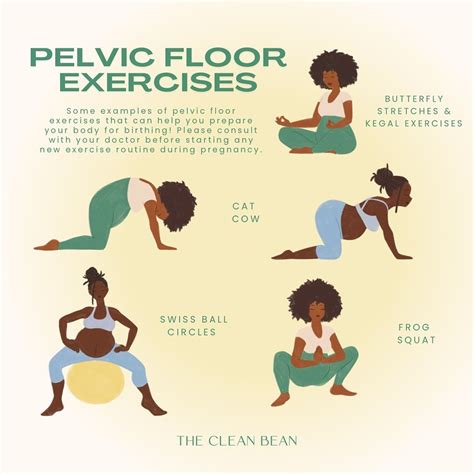 The Clean Bean Market on Instagram: "Pelvic floor exercises during ...