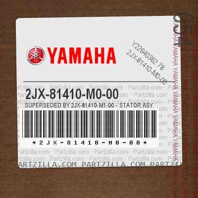 Yamaha 2JX-81410-M0-00 - Superseded by 2JX-81410-M1-00 - STATOR ASY ...
