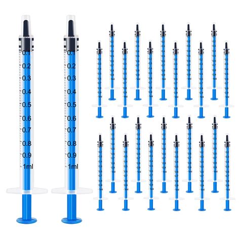 Buy 24 Pack 1ml Sringe,Syringe,1ml Plastic Syringe with Measurement ...