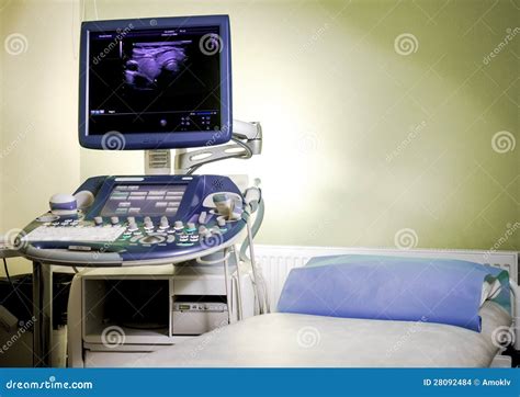 Machine D'échographie Médicale Photo stock - Image of organes, inspection: 28092484