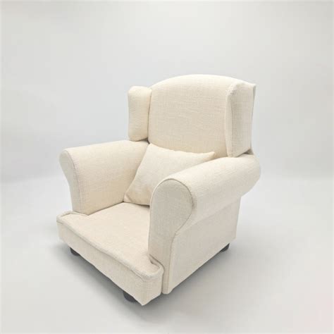 Babymoon Wooden Auxiliary Chair Sofa | Baby Photoshoot Props | White ...