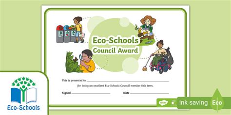 Eco-Committee Certificate (teacher made) - Twinkl