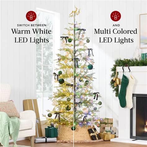 Best Choice Products 7.5ft Pre-Lit Sparse Christmas Tree w/ 300 2-in-1 ...