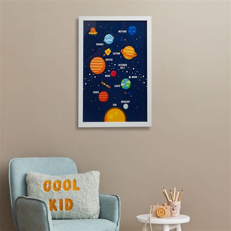 Buy Corsica Slate Kids Solar System Picture Frame - 34x48cm from Home ...