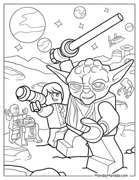 24 Lego Star Wars Coloring Pages (Free PDF Printables)