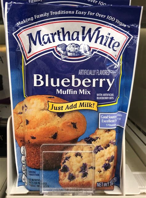 Martha White Blueberry Muffin Mix 7-Ounce Just add milk – JT Outfitters
