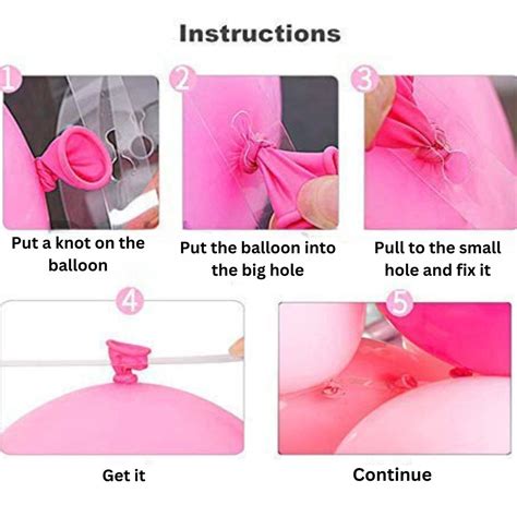 MM TOYS Balloon Garland Making Kit - Transparent Balloon Accessories w ...