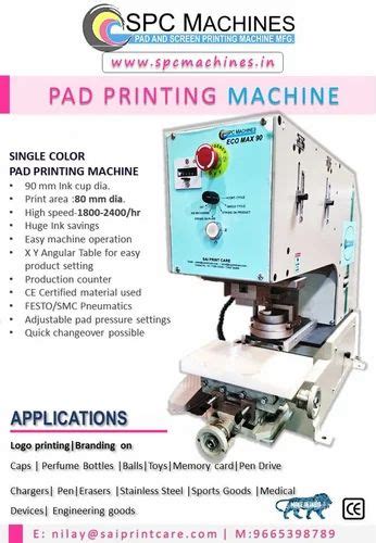 Pneumatic Pad Printing Machine - Rotary Pad Printing Machine ...