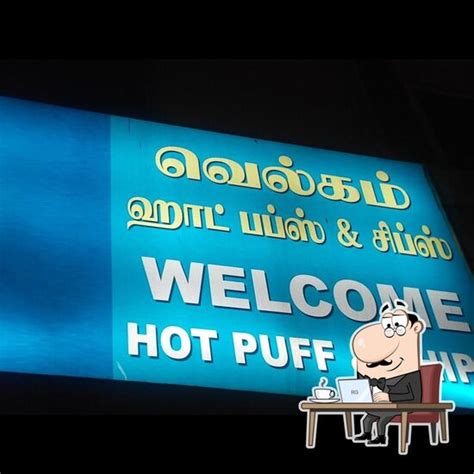 Menu at Welcome hot puff and chip, Chennai