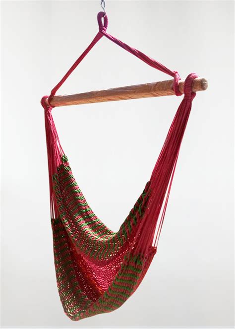 Get Brazilian Rope Swing Chair (Chilli Red, Single Person Use) at ...