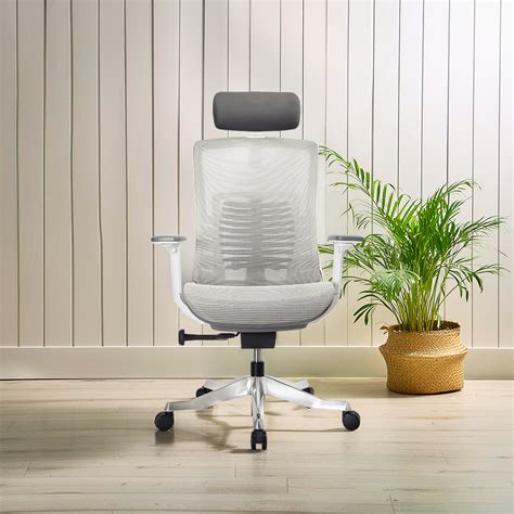 Buy Webby White High Back Office Chair Online | Misuraa