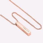 Bar Pendant | Buy Cuboid Pendant Online - Etchcraft Emporium