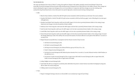 GW2 - Nov. 7th Necromancer Patch Notes - YouTube