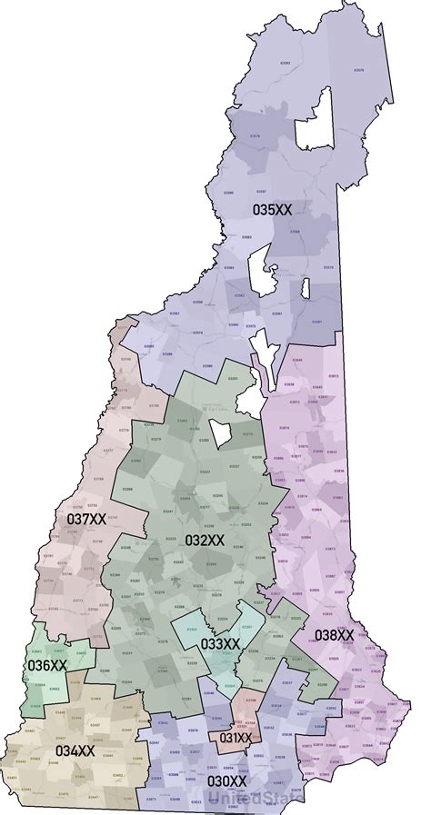 Nh Zip Code Map Printable 603 Area Code Location Map, Time Zone, And