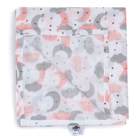 Baby Swaddle Wrap | Moon Kid Print | The Mom Store
