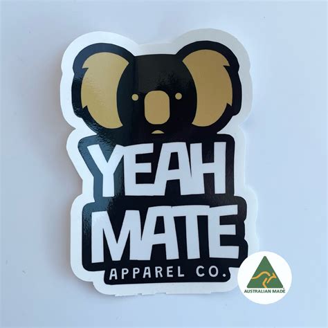 Yeah Mate Original Logo Sticker – Yeah Mate Apparel Co.