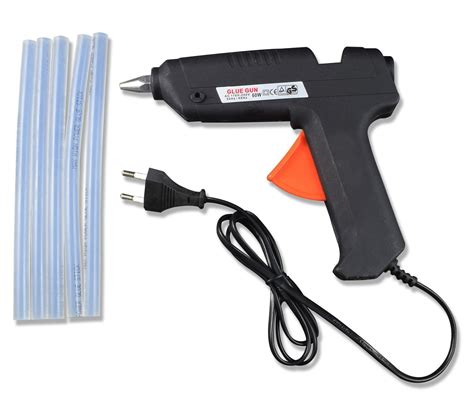 RAYLITE Hot Glue Gun 60 watt Glue Gun Hot Melt + FREE Pack of 5 Glue ...
