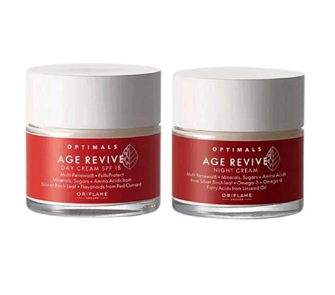 Oriflame Age Revive Day Cream SPF 15 and Age Revive Anti-Ageing Night ...