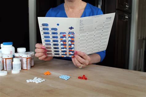 Monthly Medication Blister Packs