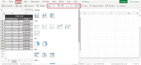 Image result for Poisson Distribution Excel