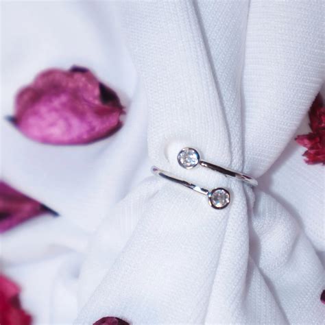 Twin Crystal Band - Silver | Salty – Salty Accessories