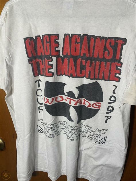 Authentic Rage Against the Machine Wu Tang tour T-shirt 1997 concert ...
