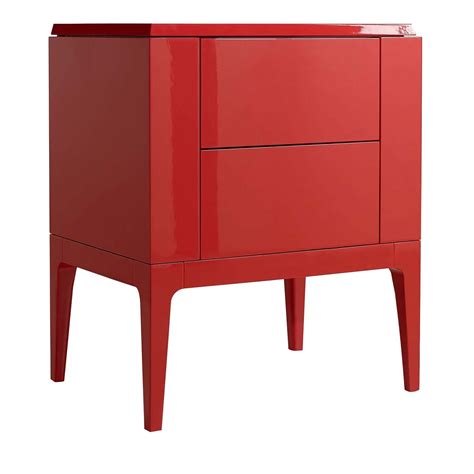 Zarafa Red Nightstand Grilli | Artemest