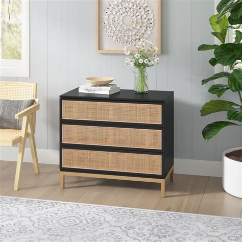 Sand & Stable Prudhoe 3 - Drawer Dresser & Reviews | Wayfair
