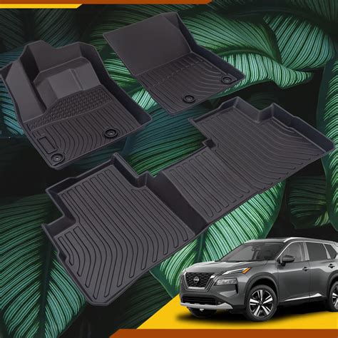 Custom Fit Floor Mats for Nissan Rogue 2021 2022 2023, All-Weather ...