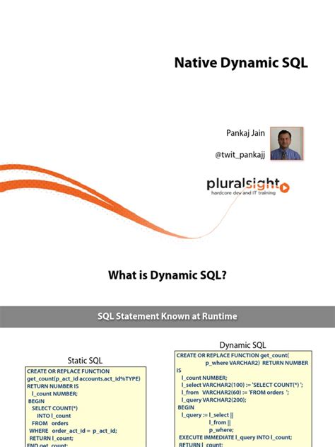 Dynamic SQL Oracle 的图像结果