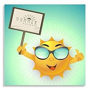 Canvas Wall Art Painting Abstract Summer Background UnFramed Decor for ...