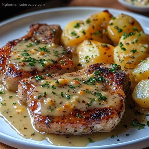 Creamy roasted garlic parmesan pork chops recipe – Artofit