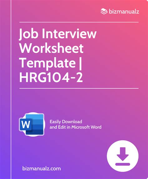 Job Interview Worksheet 的图像结果